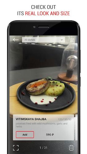 Menu AR Augmented Reality Food Screenshot 2