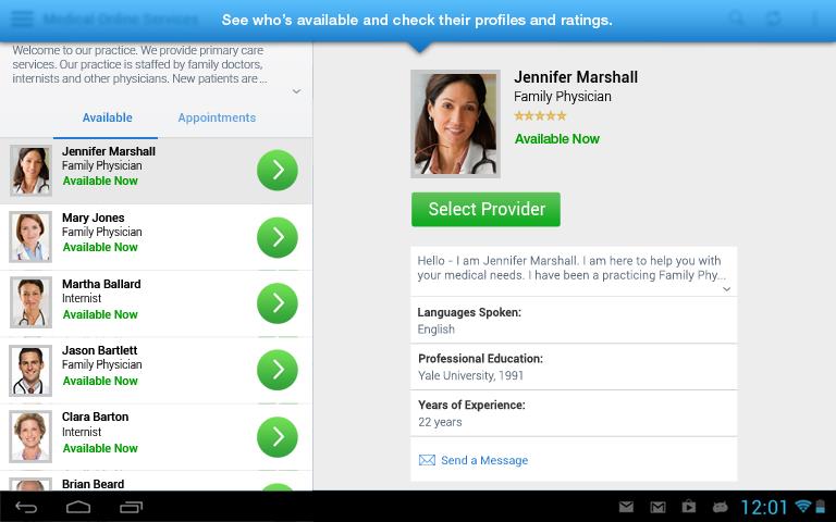 LiveHealth Online Mobile Screenshot 6