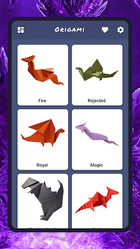 Origami dragons Screenshot 1