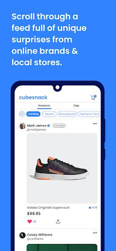 Cubesnack: Shop. Sell. Social. Screenshot 2