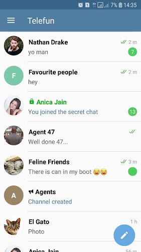 Telefun Fake chat maker Prank Screenshot 1
