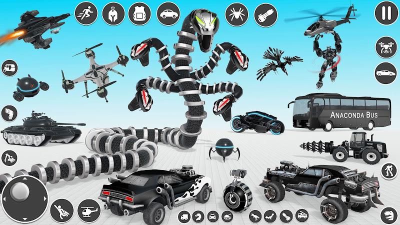 Anaconda Car Robot Games Screenshot 2