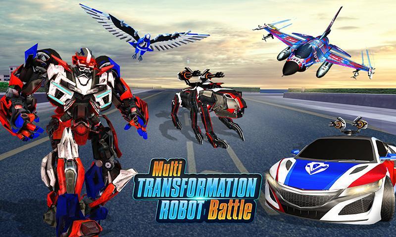 Multi Robot Transform Car Game Screenshot 5