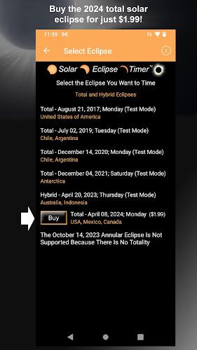 Solar Eclipse Timer Screenshot 2