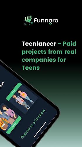 Funngro:Teens earn- Freelancer Screenshot 3