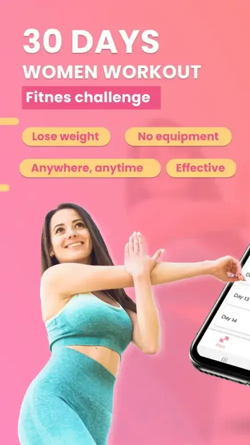 30 Days Women Workout Fitness Screenshot 1