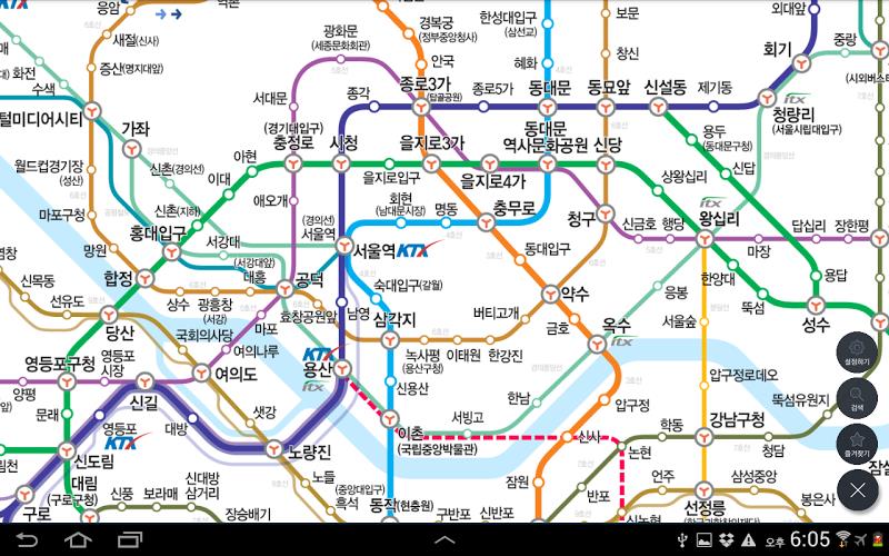 Subway Korea(route navigation) Screenshot 15