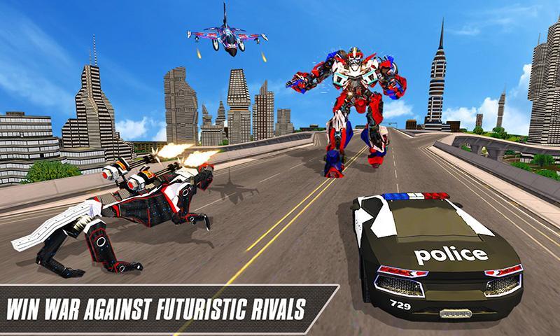 Multi Robot Transform Car Game Screenshot 3