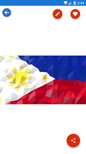 Philippines Flag Wallpaper: Fl Screenshot 4