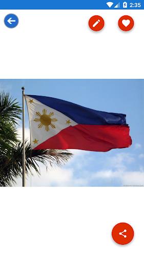 Philippines Flag Wallpaper: Fl Screenshot 2