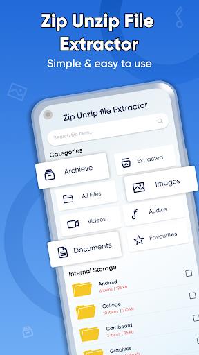 Zip File Reader 7zip Extractor Screenshot 1