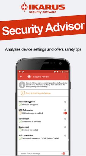 IKARUS mobile.security Screenshot 1