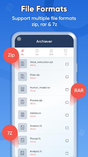 Zip File Reader 7zip Extractor Screenshot 3