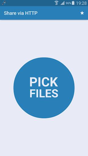 Share via HTTP - File Transfer Screenshot 1