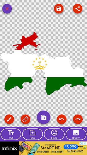 Tajikistan Flag Wallpaper: Fla Screenshot 8