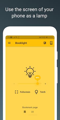 Booklight - screen night light Screenshot 1