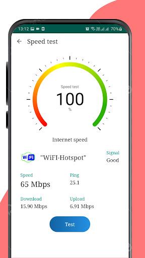 Speed test Wi-Fi & 3G, 5G, 4G Screenshot 1