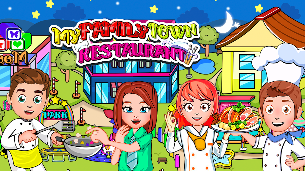 My Family Town : Resturant Screenshot 1