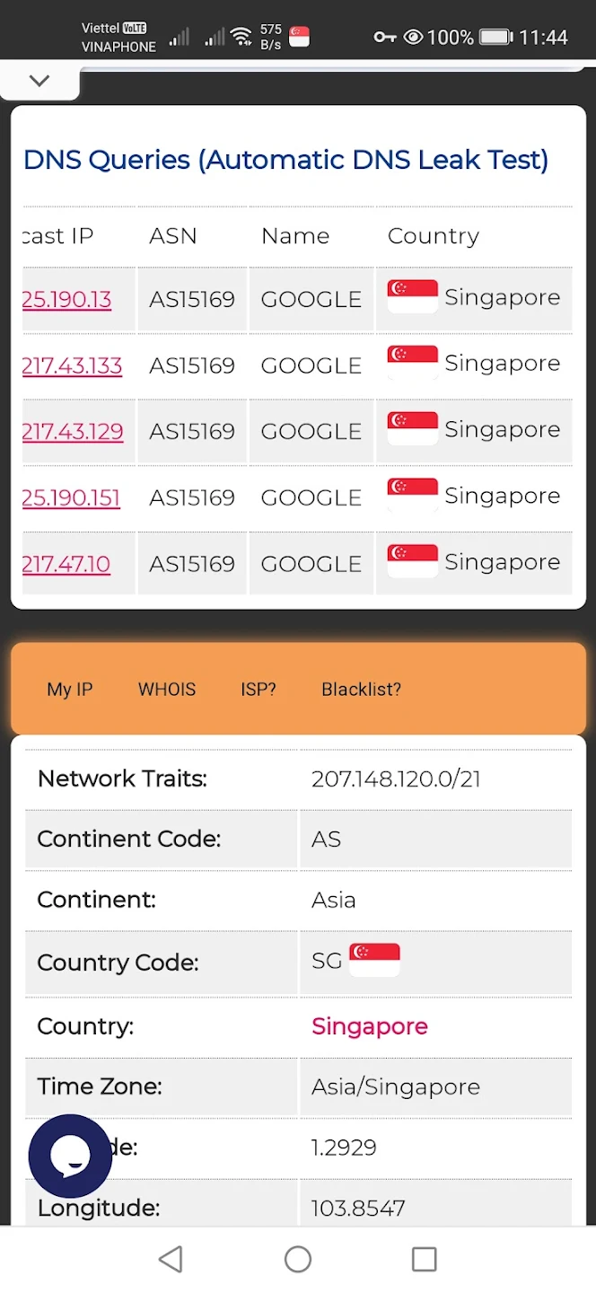 Singapore VPN - Singapore IP Screenshot 3