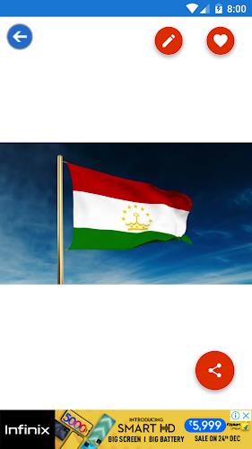 Tajikistan Flag Wallpaper: Fla Screenshot 6