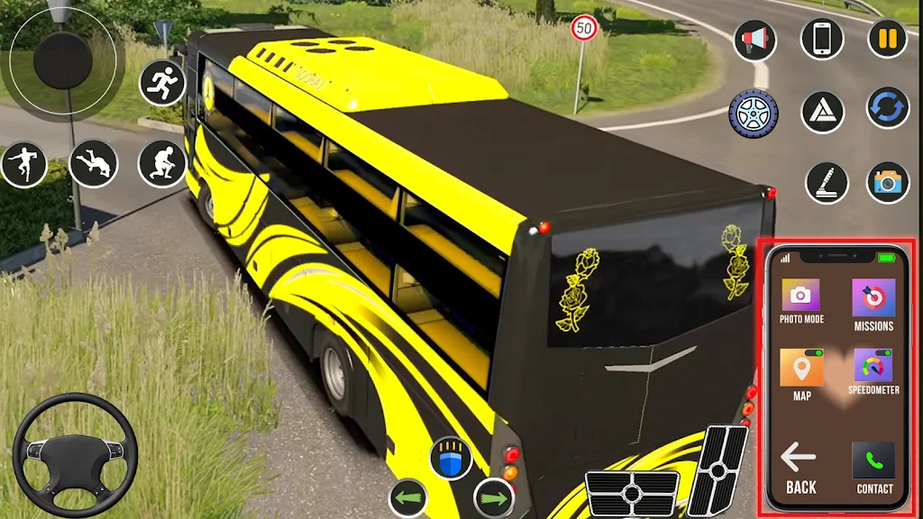Coach Bus Driving Games Bus 3D Screenshot 2