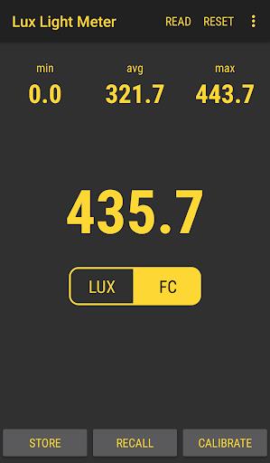 Lux Light Meter Pro Screenshot 4