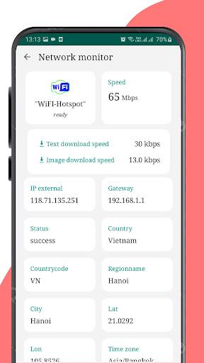 Speed test Wi-Fi & 3G, 5G, 4G Screenshot 2