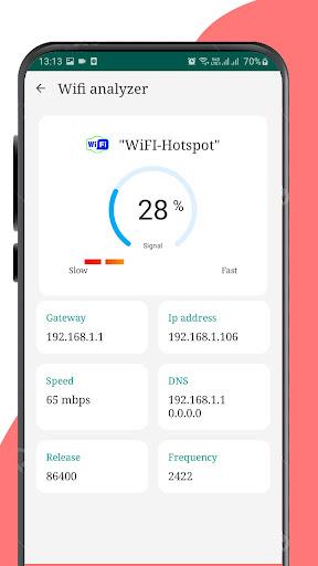 Speed test Wi-Fi & 3G, 5G, 4G Screenshot 3