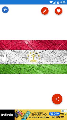 Tajikistan Flag Wallpaper: Fla Screenshot 7