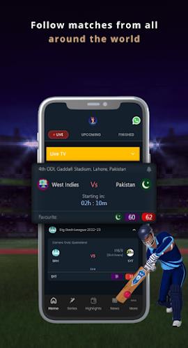 Max Cricket Live Line Screenshot 2