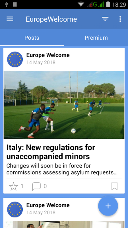 Europe Welcome Screenshot 2