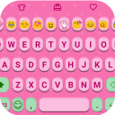 Pink Jelly Emoji Keyboard Skin Topic