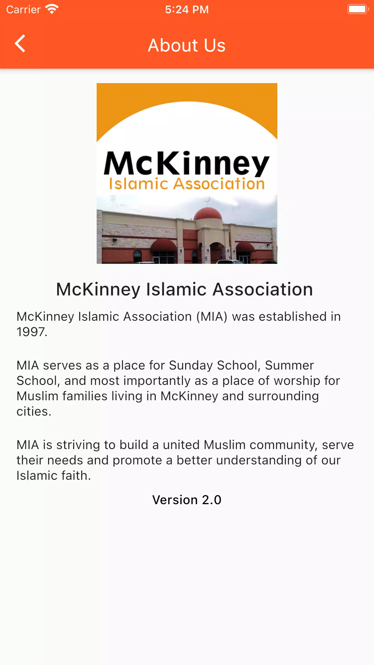 McKinney Masjid Screenshot 1
