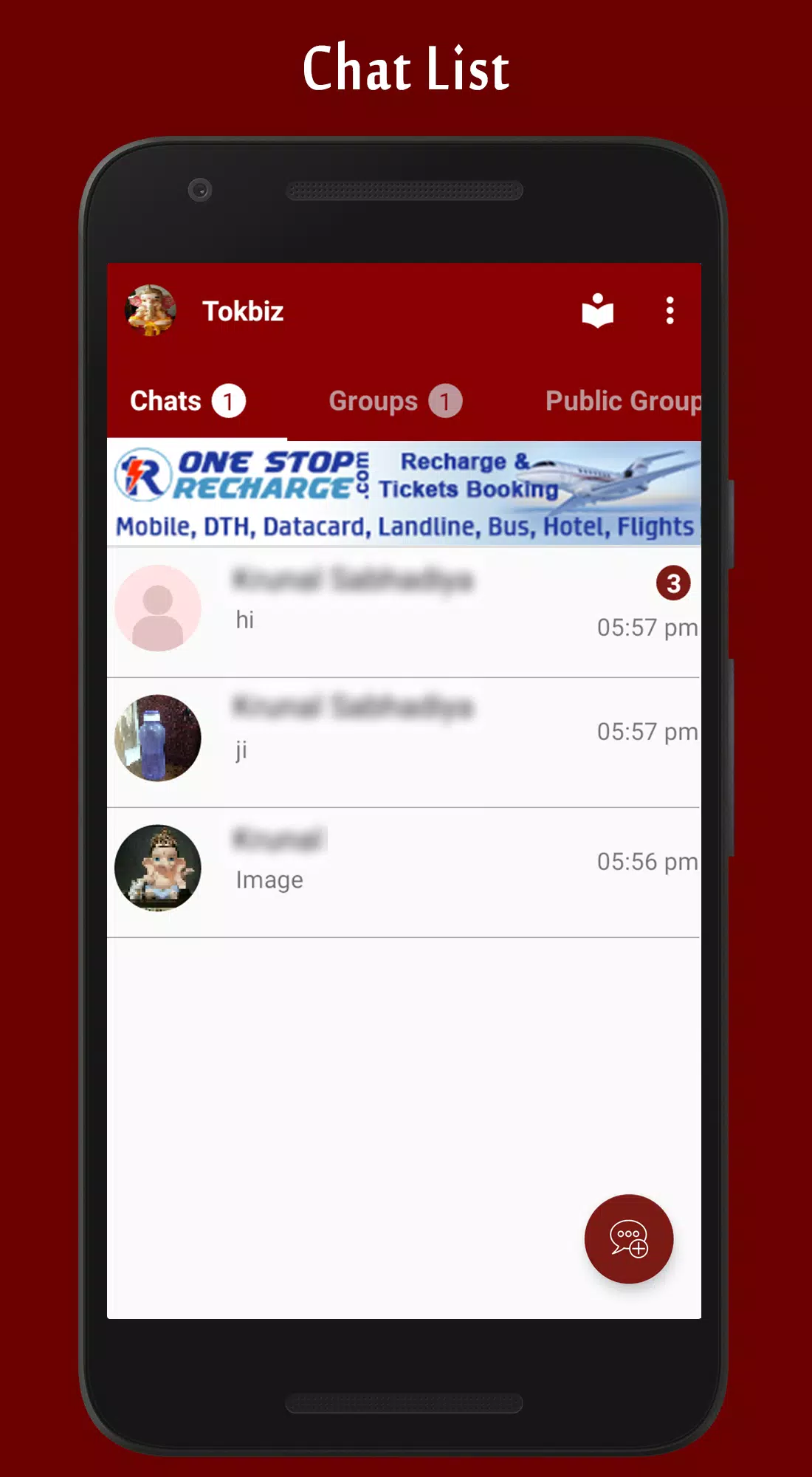 TokBiz - First Indian Social Media App. Screenshot 3