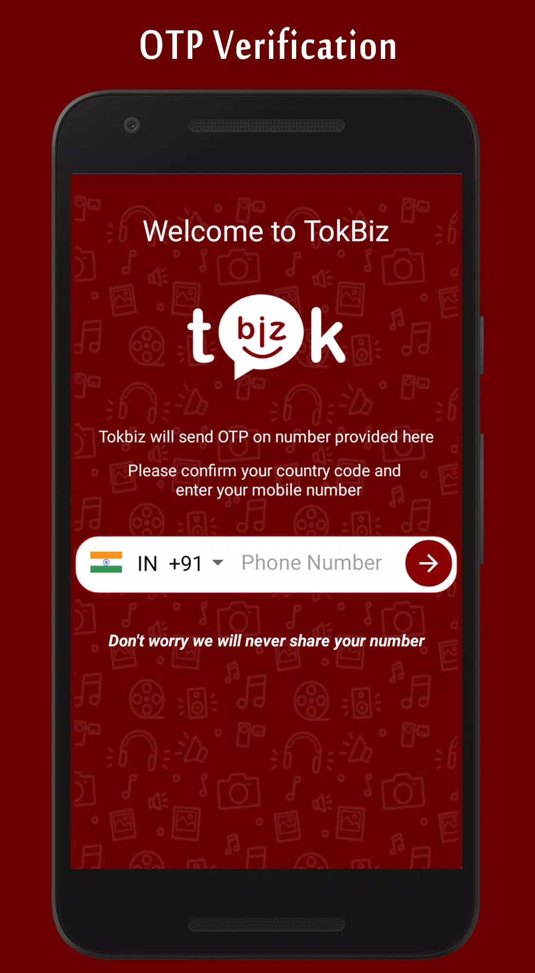 TokBiz - First Indian Social Media App. Screenshot 2