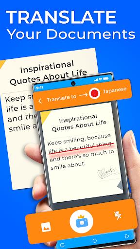 Translate Photo Translator App Screenshot 1
