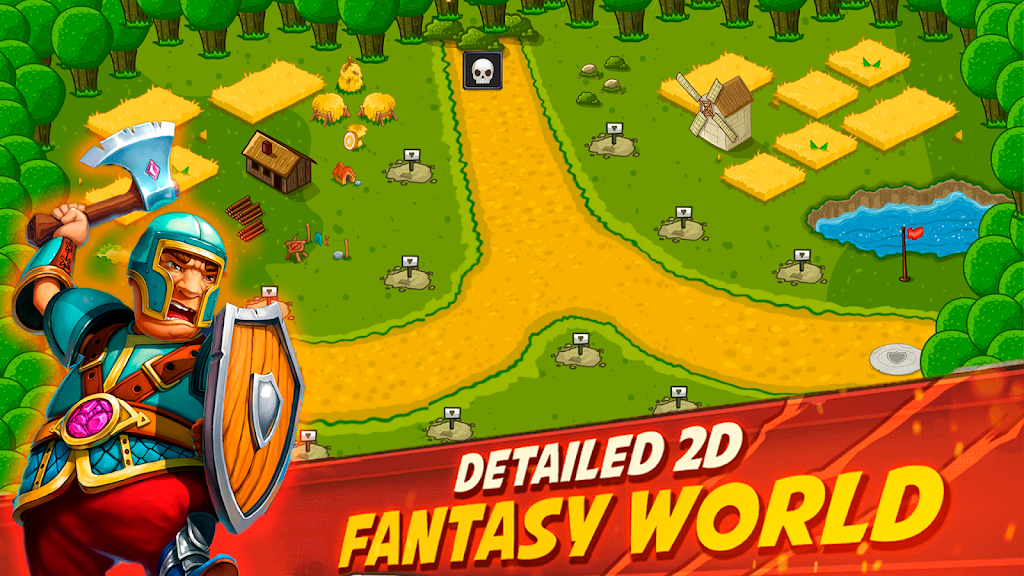 TD King of Rush: Tower Defense Screenshot 1