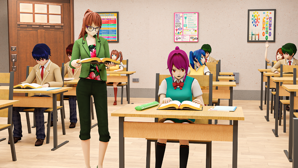 Anime School Teacher 3d Screenshot 3