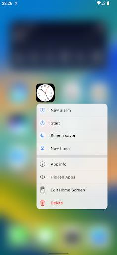 Launcher iOS 16 Screenshot 2