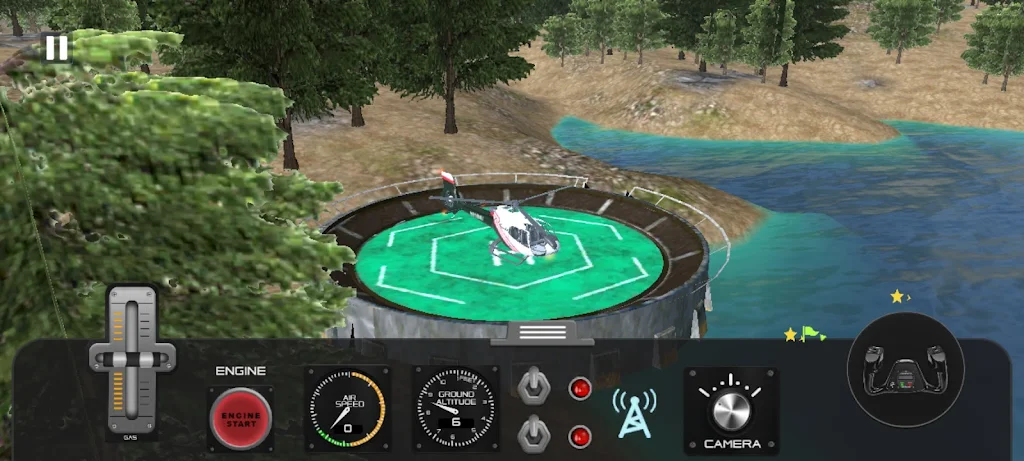 Take off Helicopter Flight Sim Screenshot 4