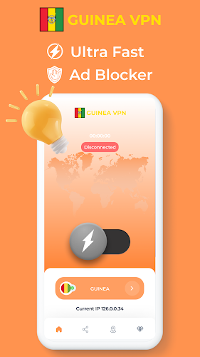 Guinea VPN - Private Proxy Screenshot 1