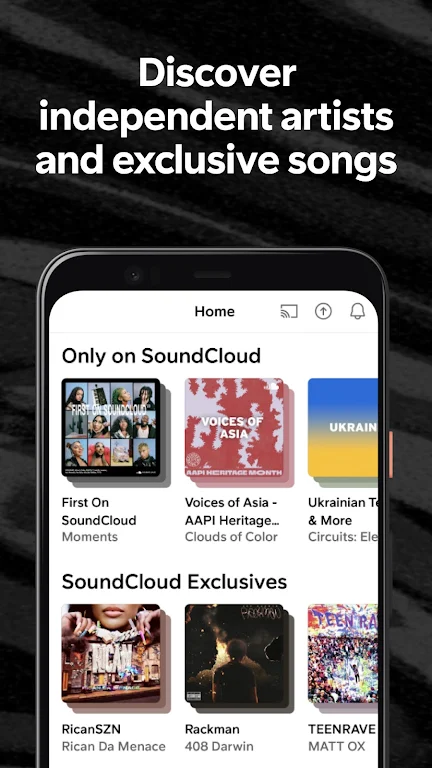 SoundCloud Music & Audio Screenshot 1