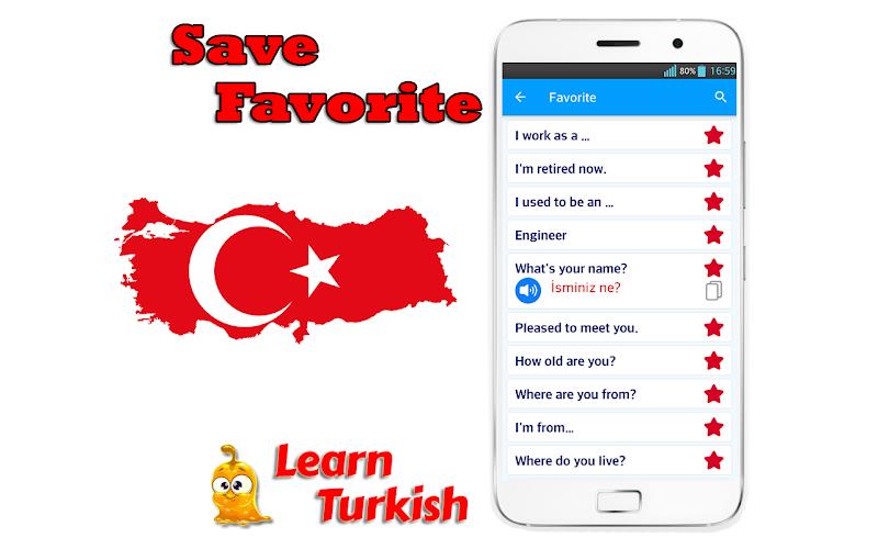 Learn Turkish Phrases Offline Screenshot 3
