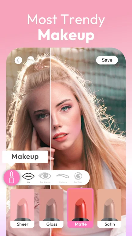 YouCam MakeupMagic Selfie Cam & Virtual Makeovers Screenshot 2