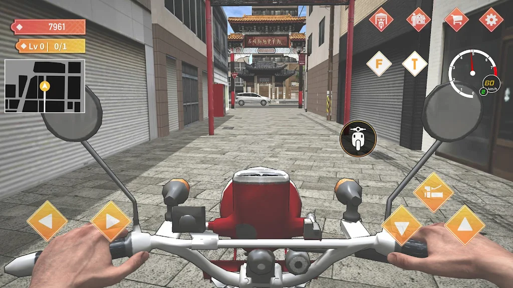 Japan Postman Moto Simulator Screenshot 3