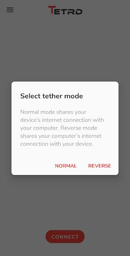 Tetrd: USB Universal Tethering Screenshot 1