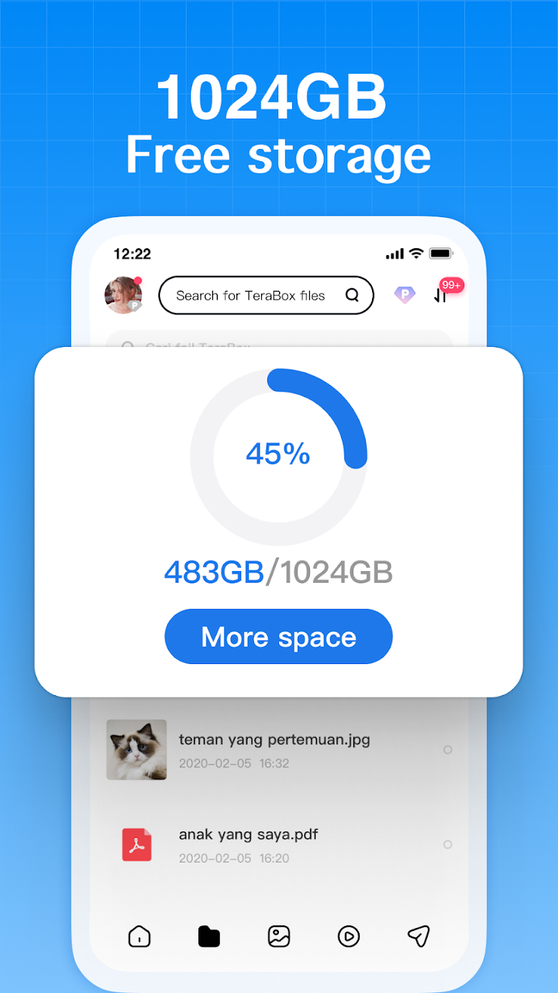 Terabox Cloud Storage Space Screenshot 2