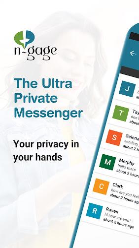 n-gage - Ultra Private Messeng Screenshot 1