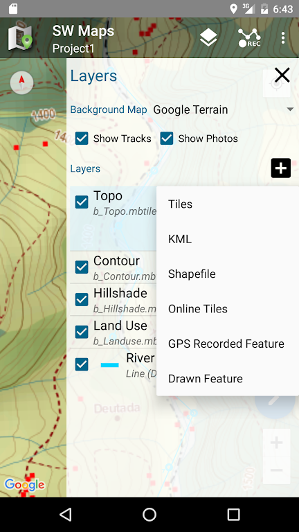 SW Maps - GIS & Data Collector Screenshot 2
