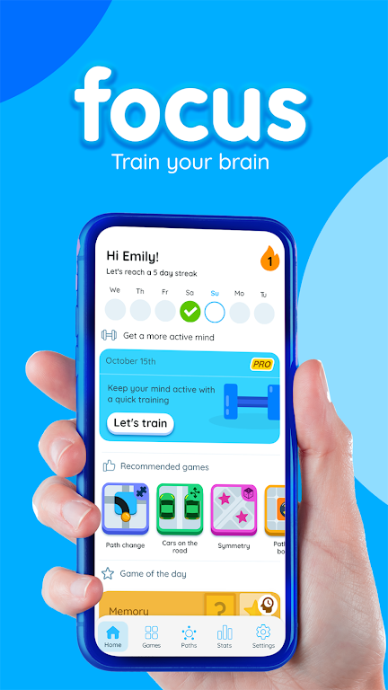 Focus - Train your Brain Screenshot 1
